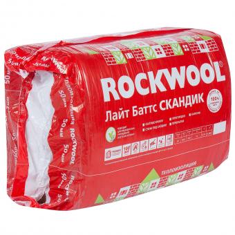 Теплоизоляция ROCKWOOL Эконом кл.50/600/1000. (уп.4,8м2), РФ, 27 плотность