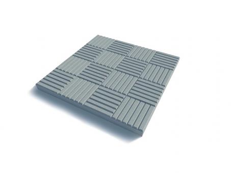 Плитка тротуарная "Паркет" серая 1м2 300*300*30