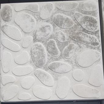 Плитка тротуарная "галька" серая 30*30*3 1м2