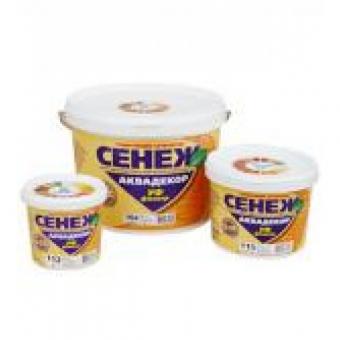 АНТИСЕПТИК ДЛЯ ДРЕВЕСИНЫ АКВАДЕКОР ДУБ 0,9 КГ, СЕНЕЖ