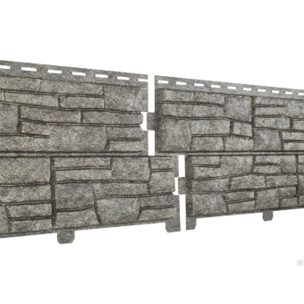 Сайдинг STONE - HOUSE "Сланец" (т.беж;св.беж; корич.) 225*2000 (0,45м2)  Цена за  шт