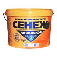 АНТИСЕПТИК ДЛЯ ДРЕВЕСИНЫ АКВАДЕКОР 9 литров, СЕНЕЖ, в ассортименте