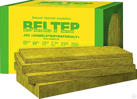 Утеплитель "Белтеп" 1000*0,600 5см т.  35 плотность в пачке  5,4 м2 (9шт)