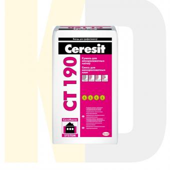 Смесь для приклеивания минераловатных плит Ceresit  СТ 190   25кг