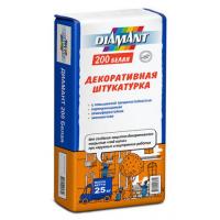 Штукатурка полимерная "под валик" Diamant 200 белая 25кг