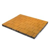 Плитка тротуарная Ландхаус из 3х элементов (240*160*60,160*160*60,80*160*60 цена за 1м2 Цвет:желтый