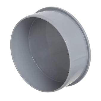 Заглушка для канализационной трубы серая 110