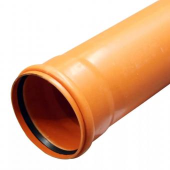 Труба для канализации 110 2м рыжая