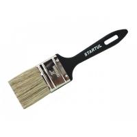 Кисть плоская 1"-25мм STARTUL PROFI (флейцевая малярная для ЛКМ на масляной основе, густых лаков, олифы, эмалей) (ST0103-25)