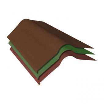 Конек кровельный к ондулину 1м