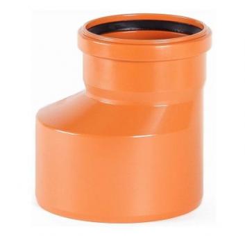 Муфта канализационная переходная ПВХ 110