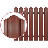 Штакетник матовый односторонний рубин (103 мм ). Цена за м.п.