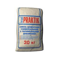 Смесь цементная для кирпича "Praktik" с полимерными добавками 30кг