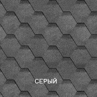 Гибкая черепица Shinglas Оптима серый 1000×317×24 см цена за уп.3м2