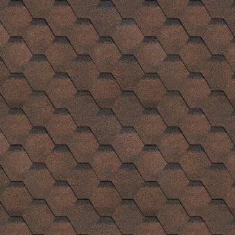 Мягкая кровля "шинглас" "Сота" "Docke"   (цена за 3м2-пачка)