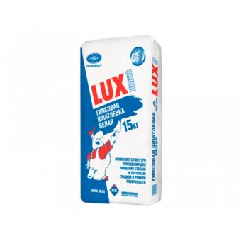 ЛЮКС шпатлевка гипсовая БЕЛАЯ, внутр 15 кг