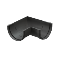 Соеденитель желоба угловой графит "Docke"   90"  шт