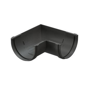 Соеденитель желоба угловой графит "Docke"   90"  шт