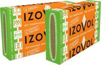 Утеплитель фасадный "Изовол" 1000*0,600* 10см 4шт  100пл.2,4м2-пачка