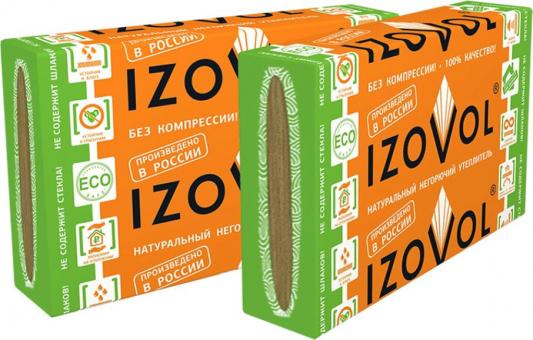 Утеплитель фасадный "Изовол" 1000*0,600* 10см 4шт  100пл.2,4м2-пачка